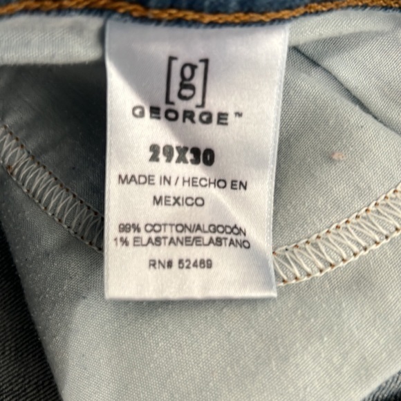 GEORGE JEANS STRAIGHT LEG SIZE 29 x 30 - Picture 2 of 7